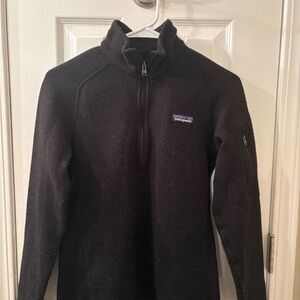 Patagonia Black Quarter-Zip Better Sweater